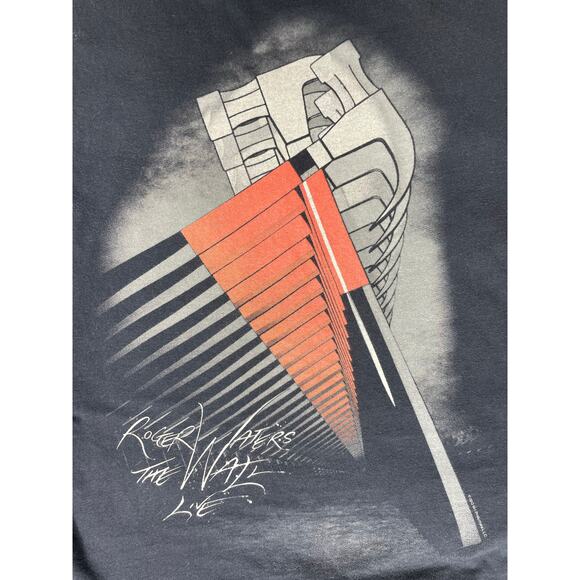 Roger Waters The Wall Live Black Graphic Tee L - Picture 5 of 7